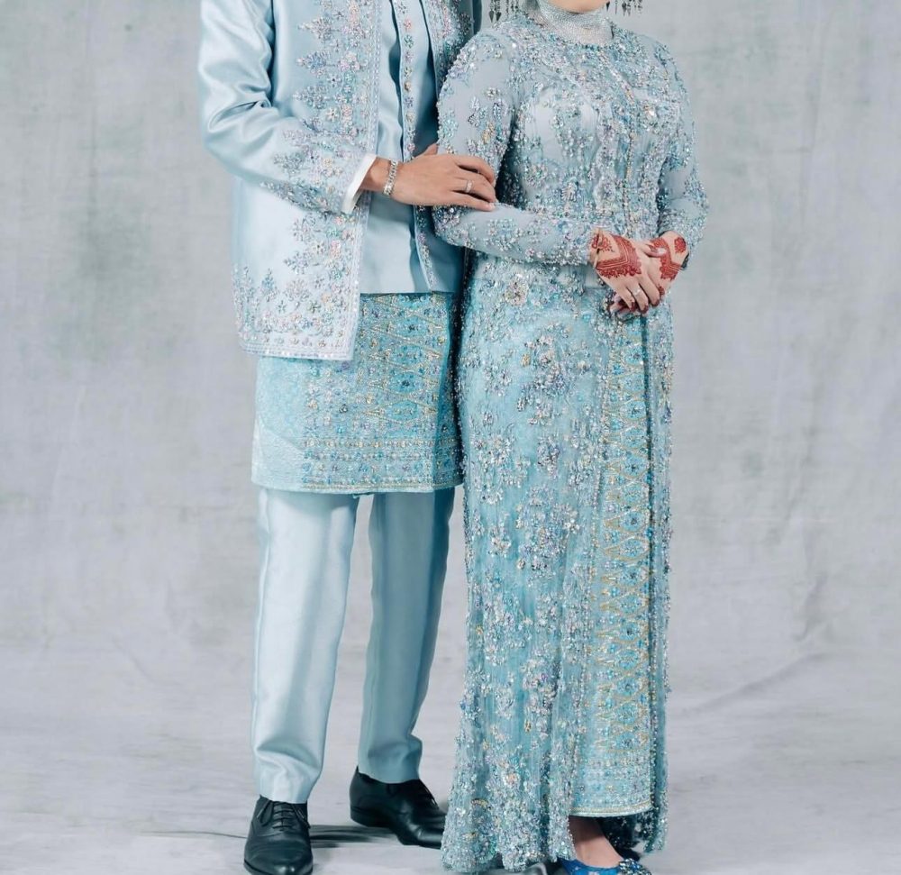 Baby Blue Beskap by Ronauli Liu