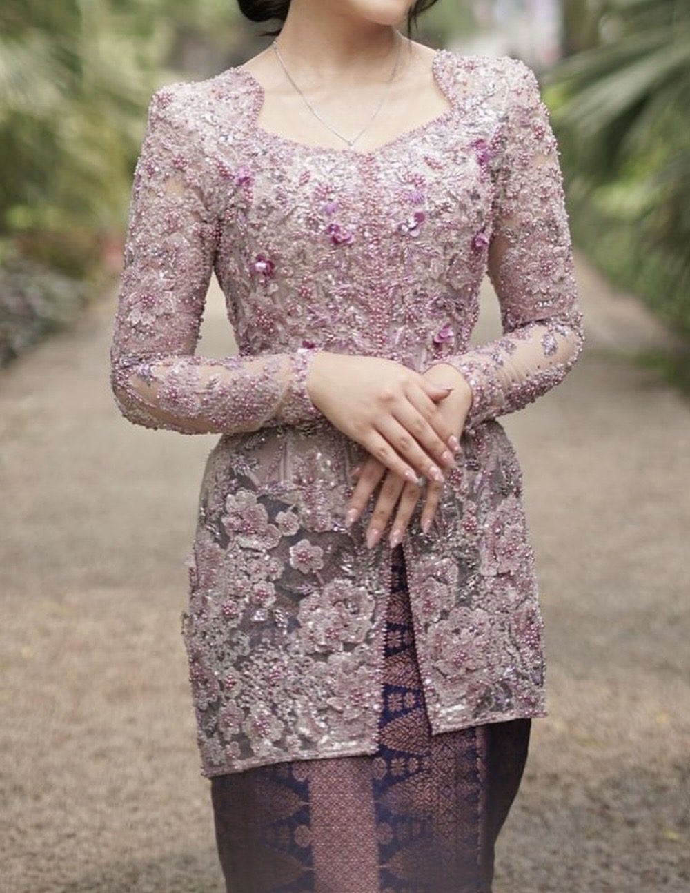Dusty Purple Kebaya by Delmora