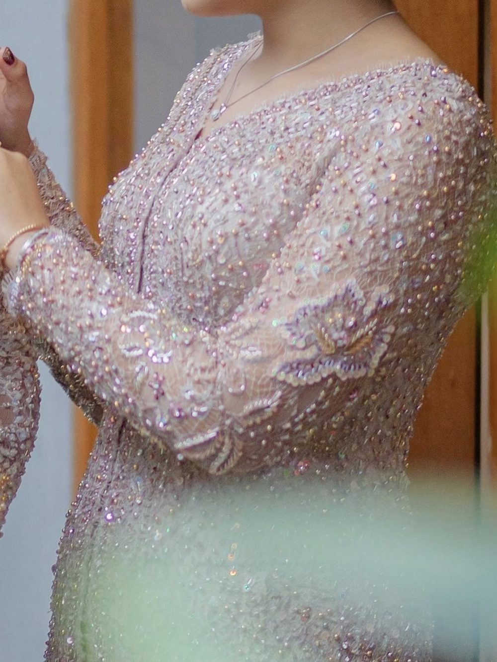 Rose Gold Kebaya by Ronauli Liu