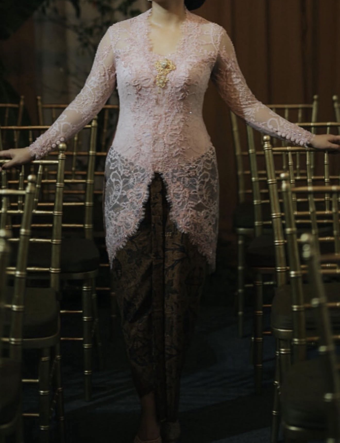 Baby Pink Kebaya by Anis Saffira