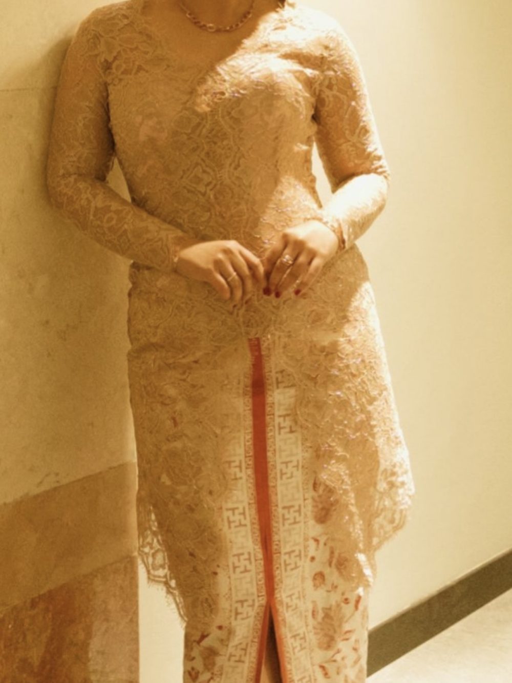 Rose Gold Kebaya by Anis Saffira