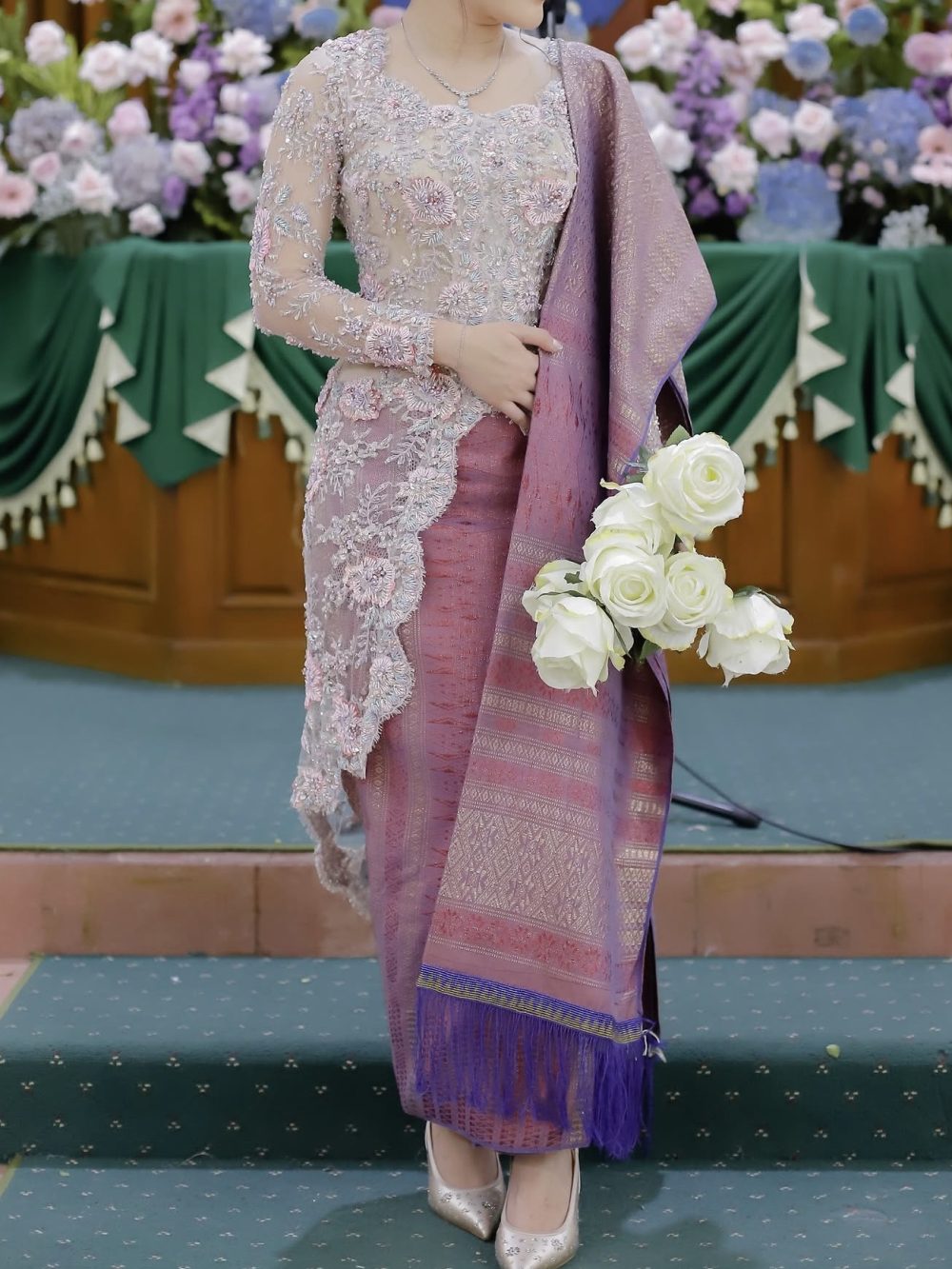 Pink Kebaya by Ronauli Liu