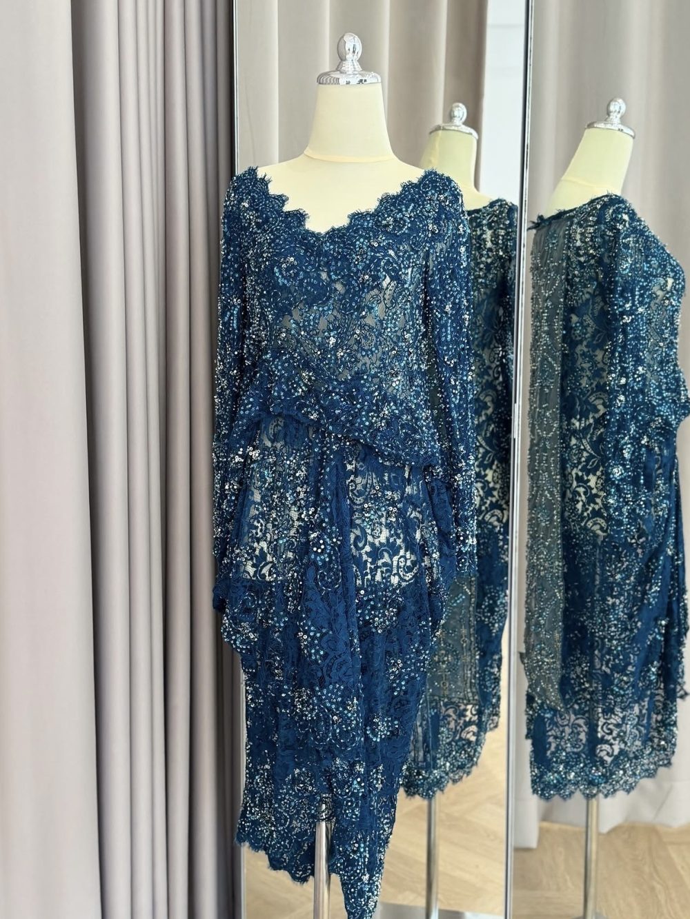 Teal Blue Kebaya by Studio BOH
