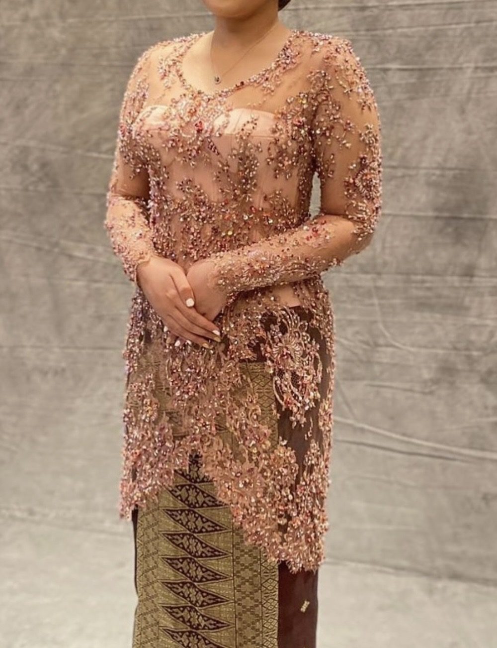 Rosegold Kebaya by Ronauli Liu