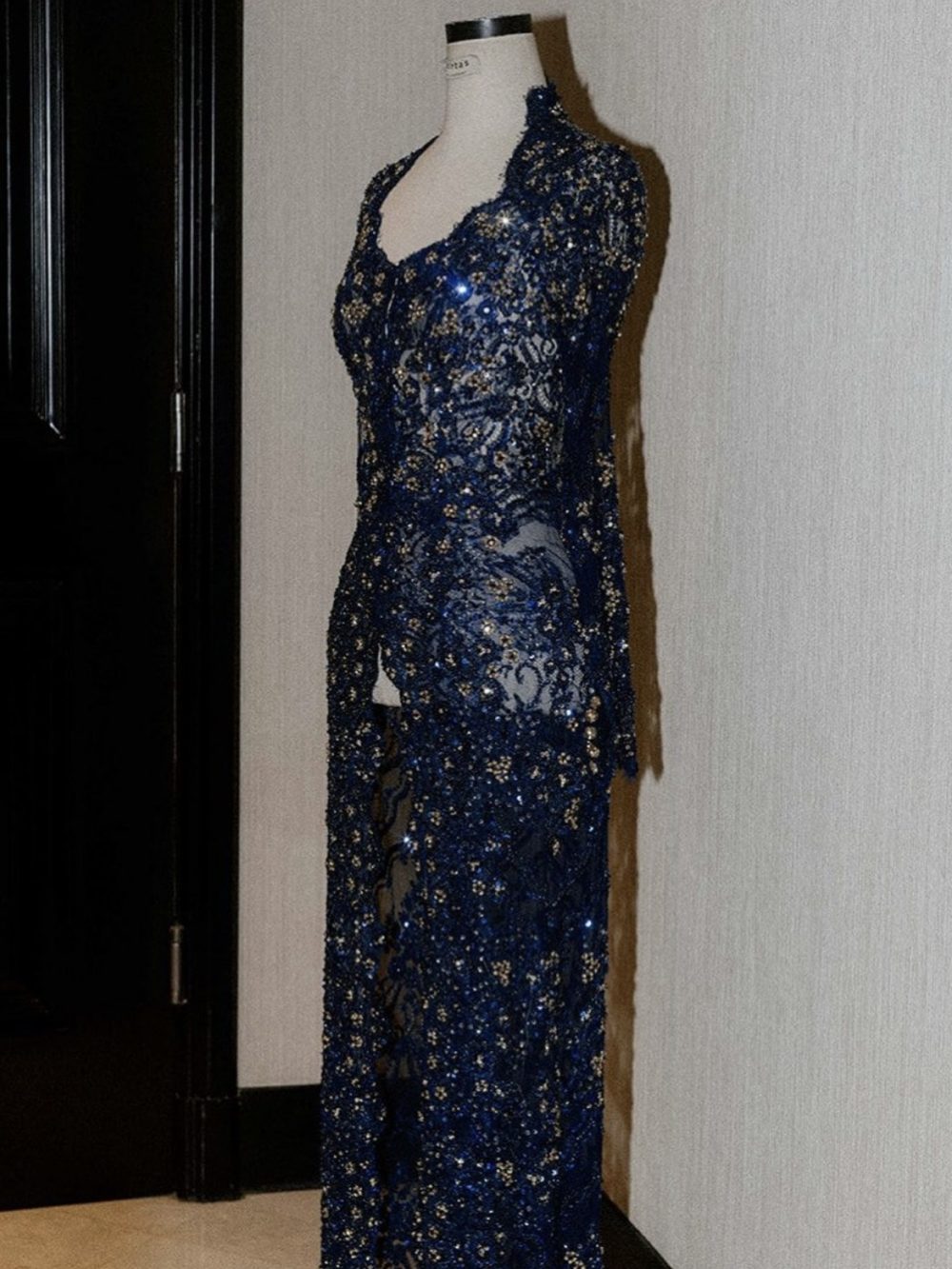 Navy Blue Kebaya by Kirtas Official