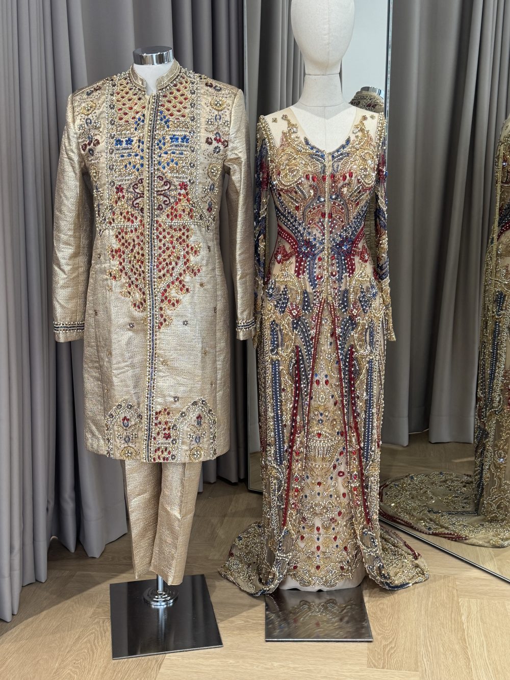 Gold Red Kebaya by Azalia Clarissa