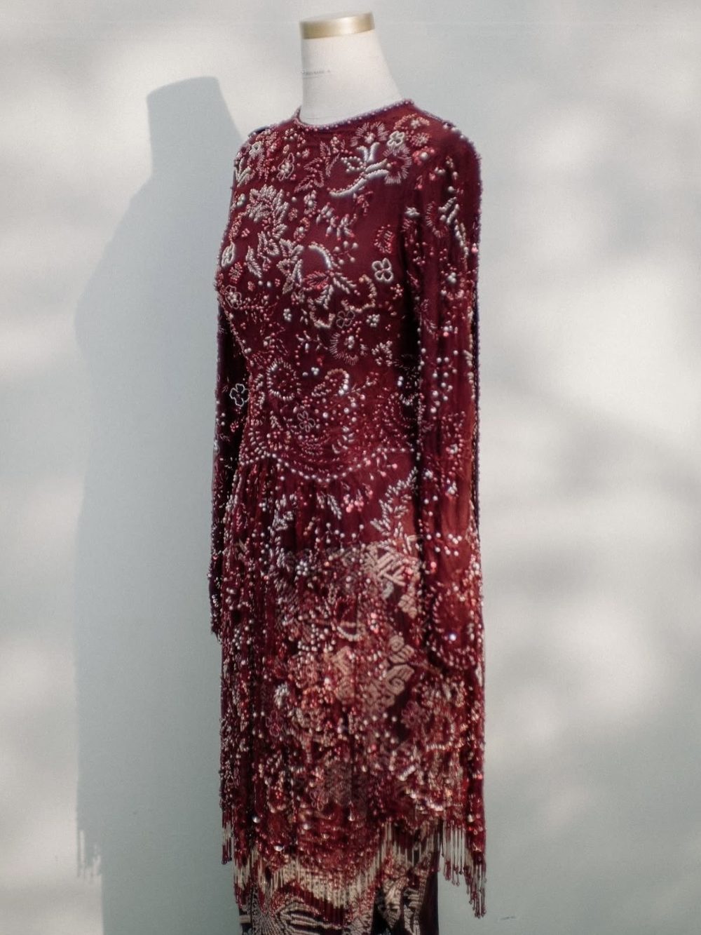 Maroon Kebaya by Intan Wardi