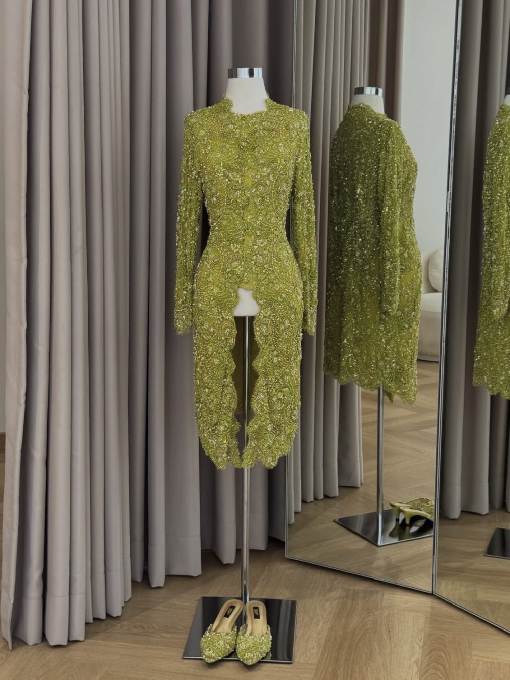 Lime Green Kebaya by Studio BOH