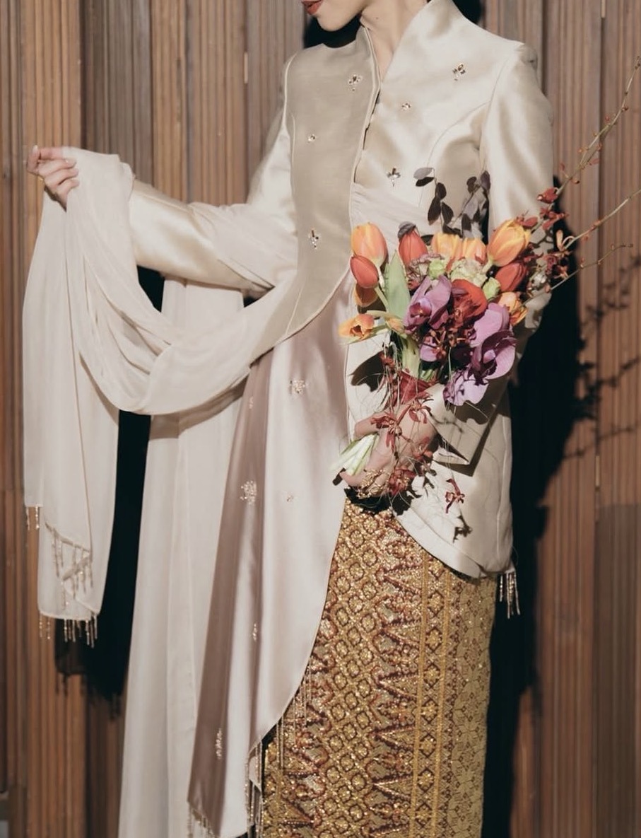 Champagne Modern Kebaya by Aksu
