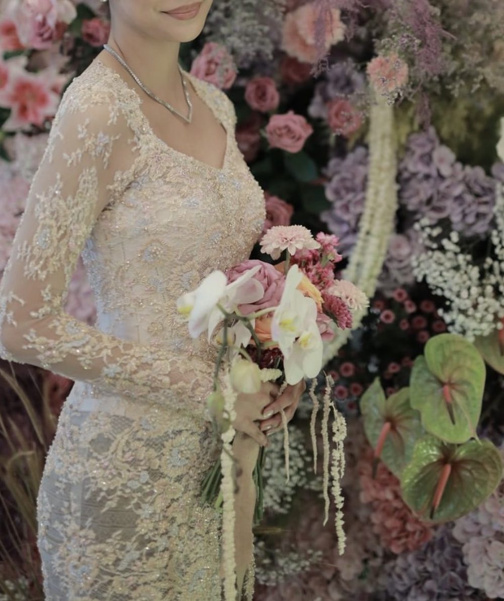 Beige Nude Kebaya by Artha Putri