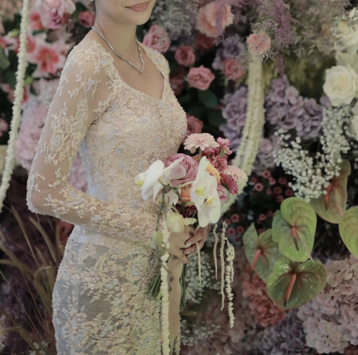 Beige Nude Kebaya by Artha Putri