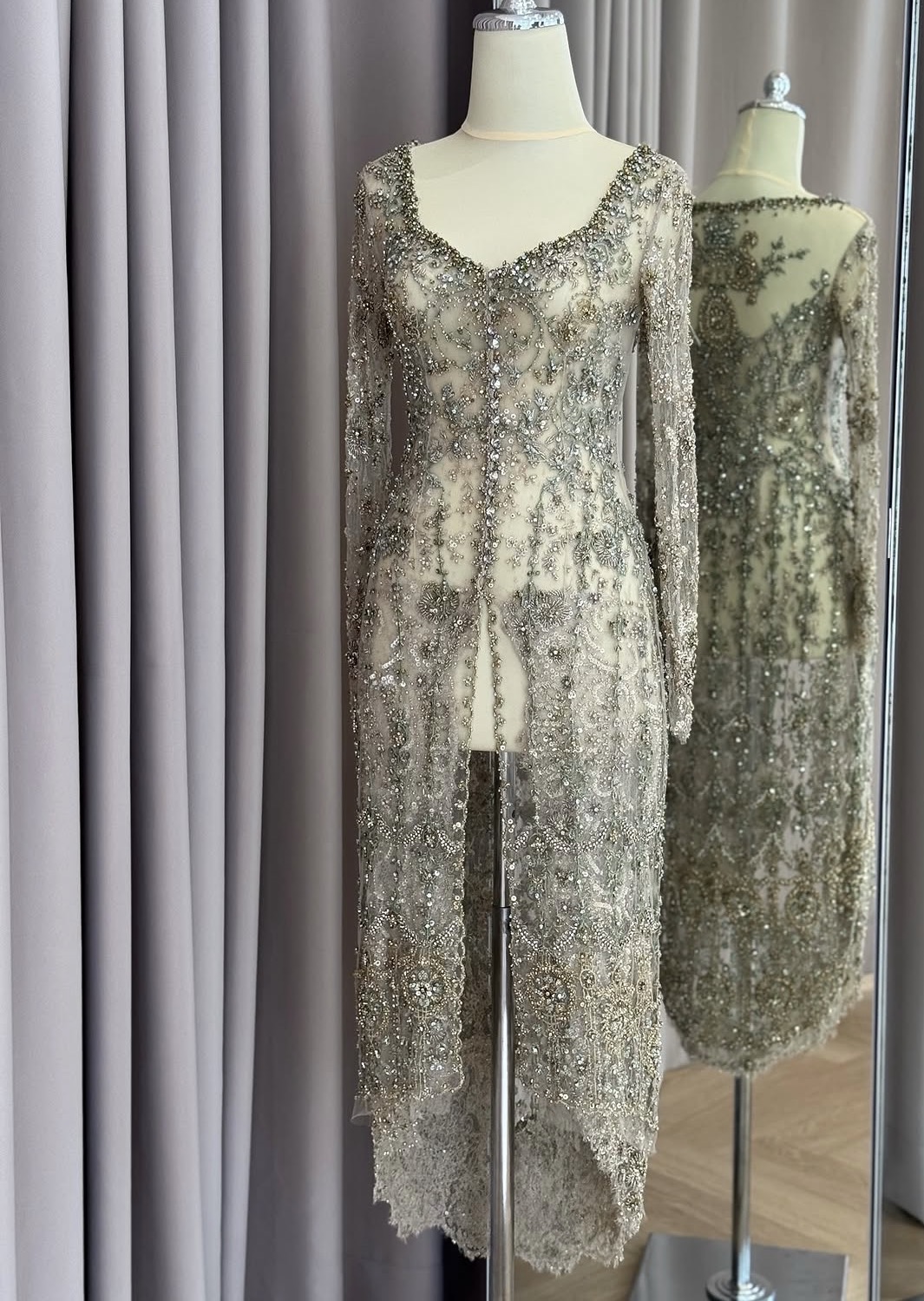 Sage Green Kebaya by Studio BOH