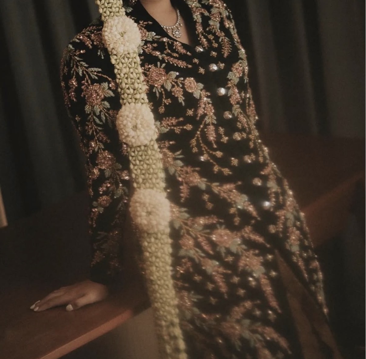 Emerald Velvet Kebaya by Jojo Septhio