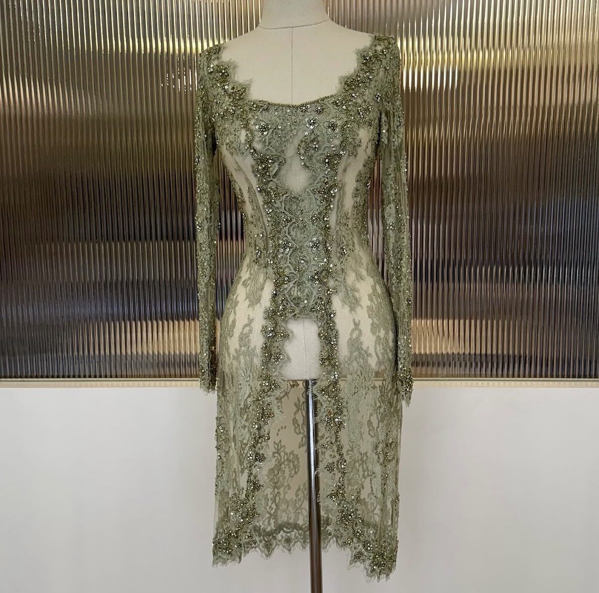 Sage Green Kebaya by Kirtas Official