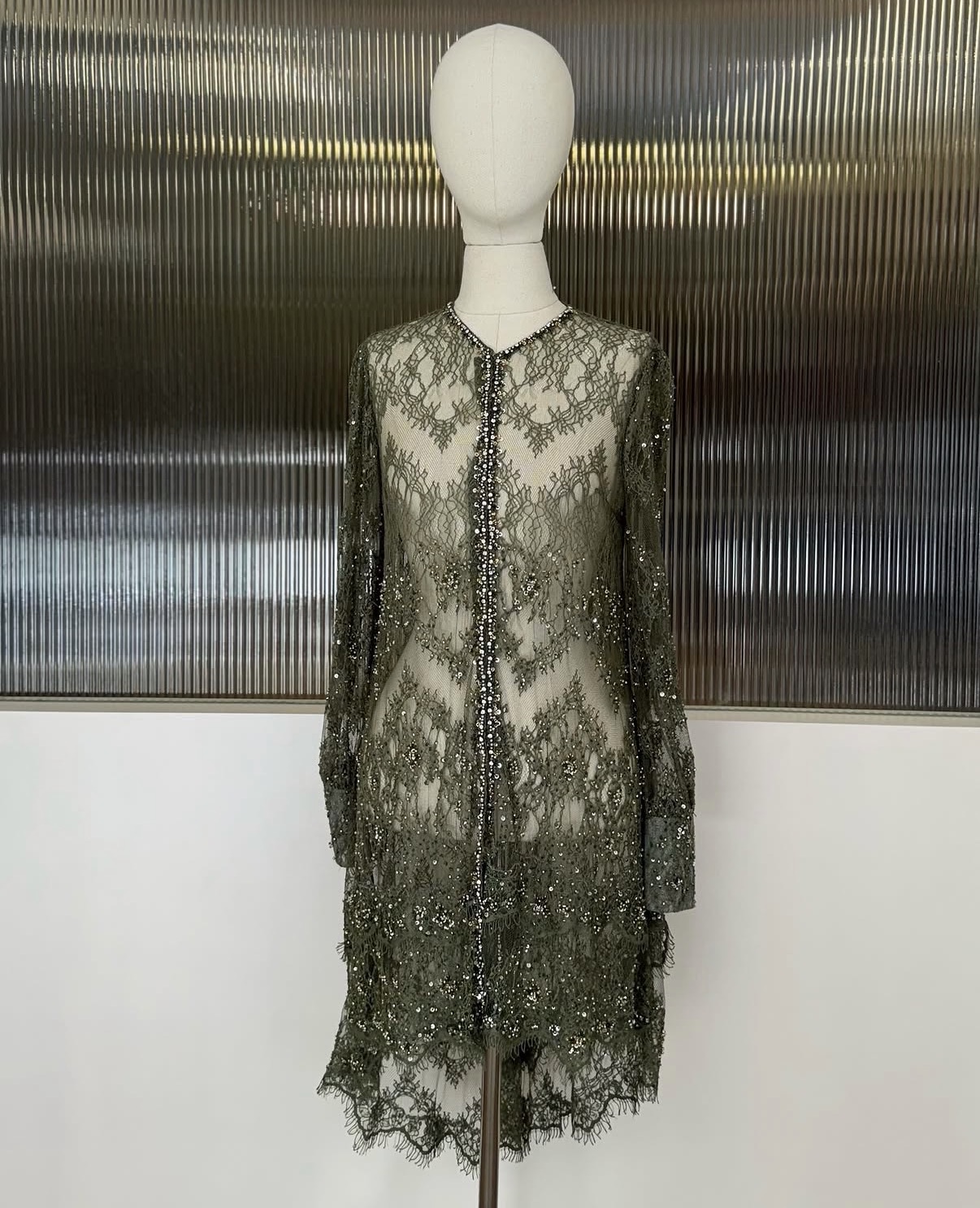 Olive Green Kebaya by Kirtas Official
