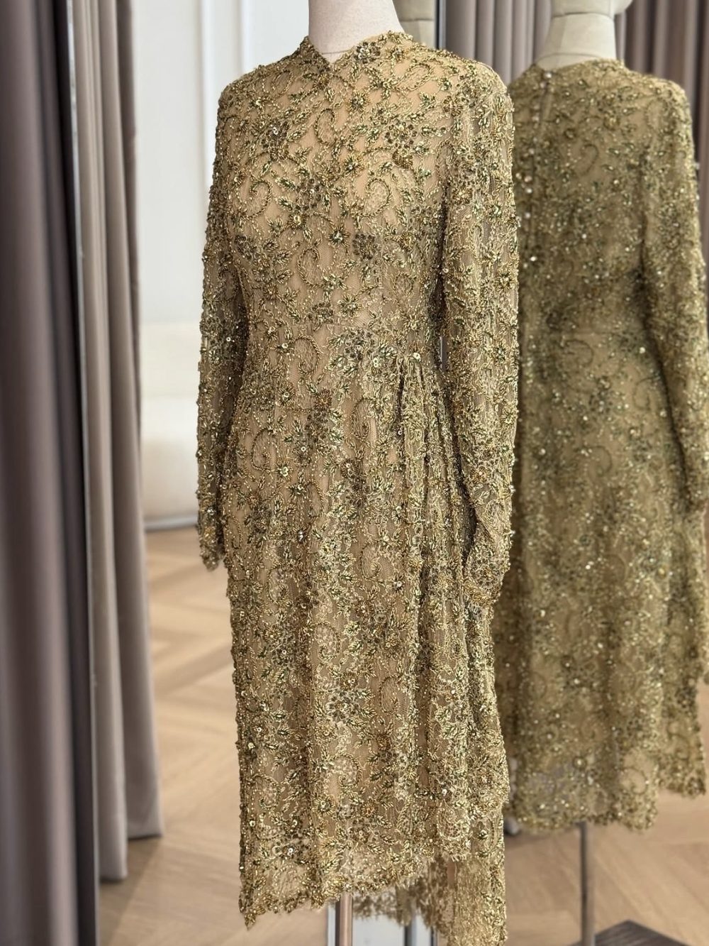 Gold Kebaya Kurung by Studio BOH