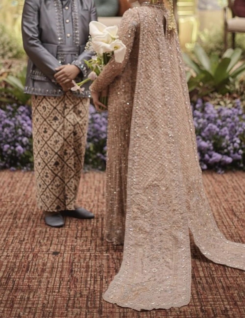 Peach Bronze Kebaya by Syarifah Eldistio