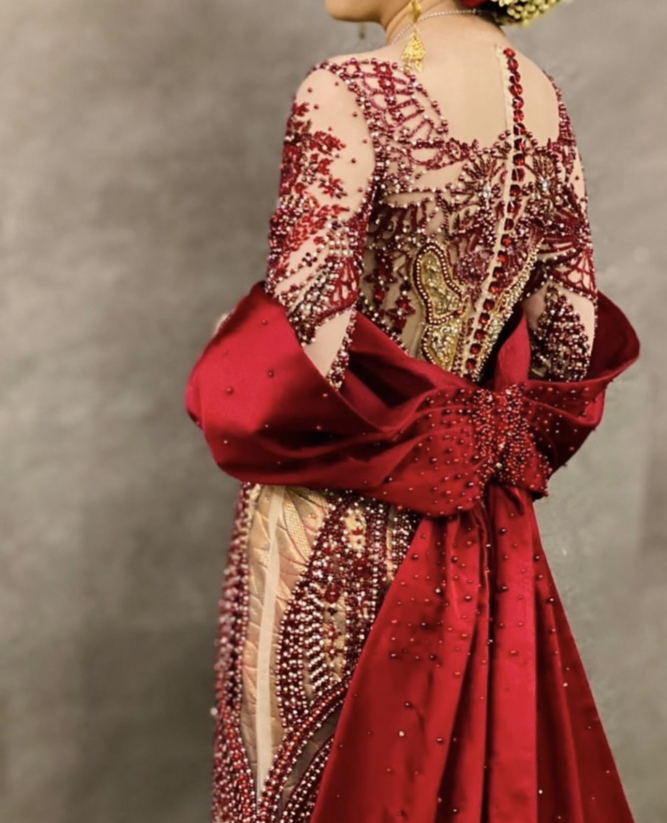 Maroon Kebaya by Azalia Clarissa - Image 2