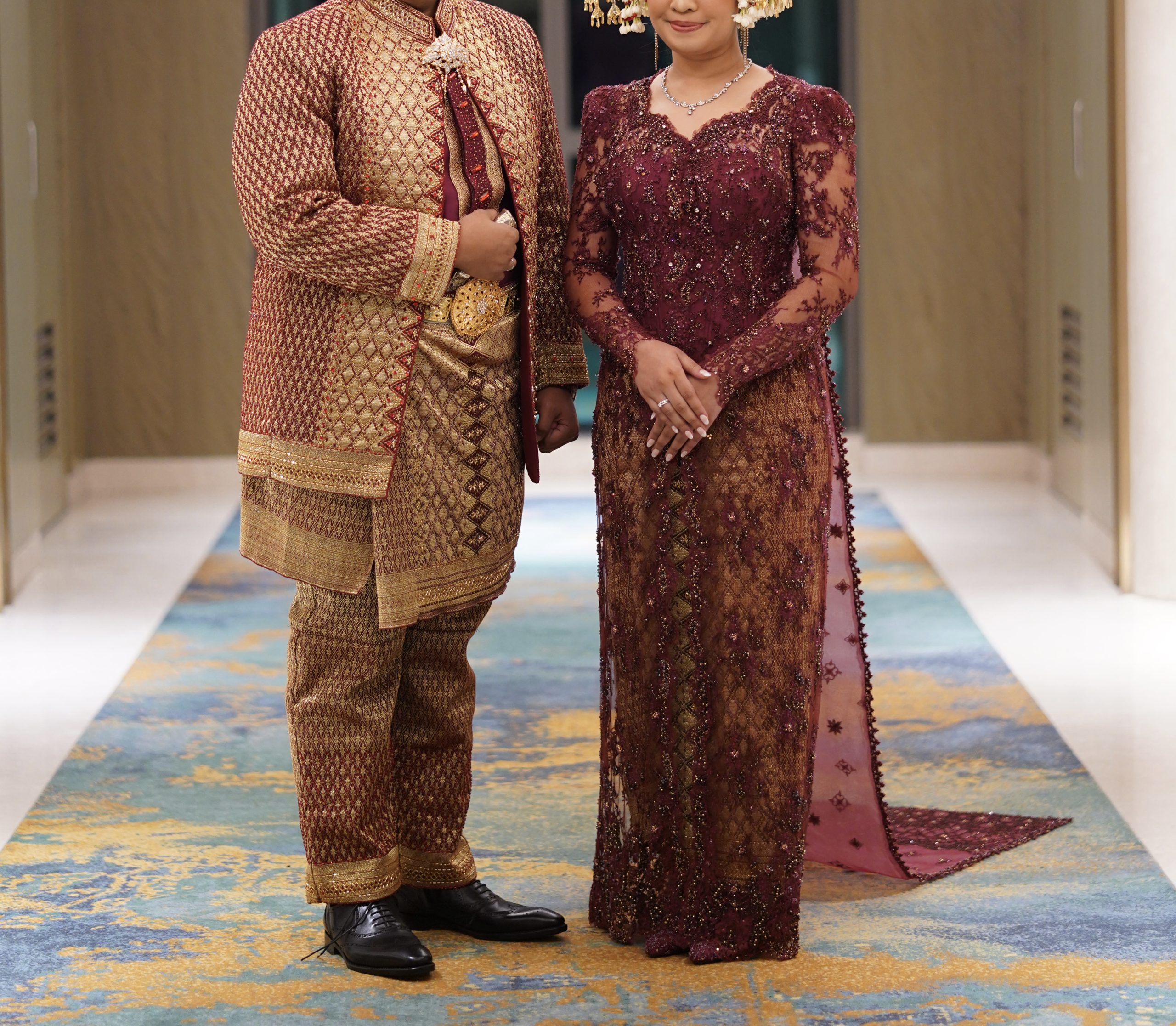 Burgundy Kebaya by Dewangga
