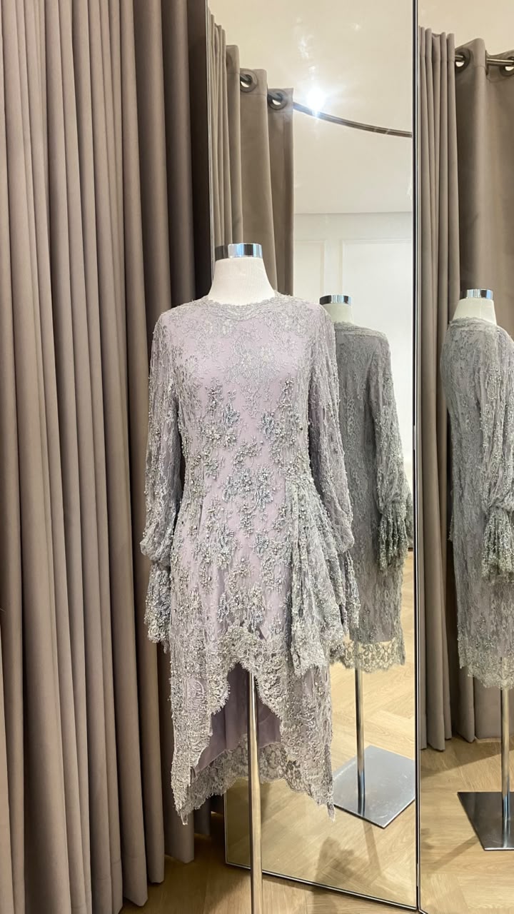Grey Kebaya by Annisa Saffira