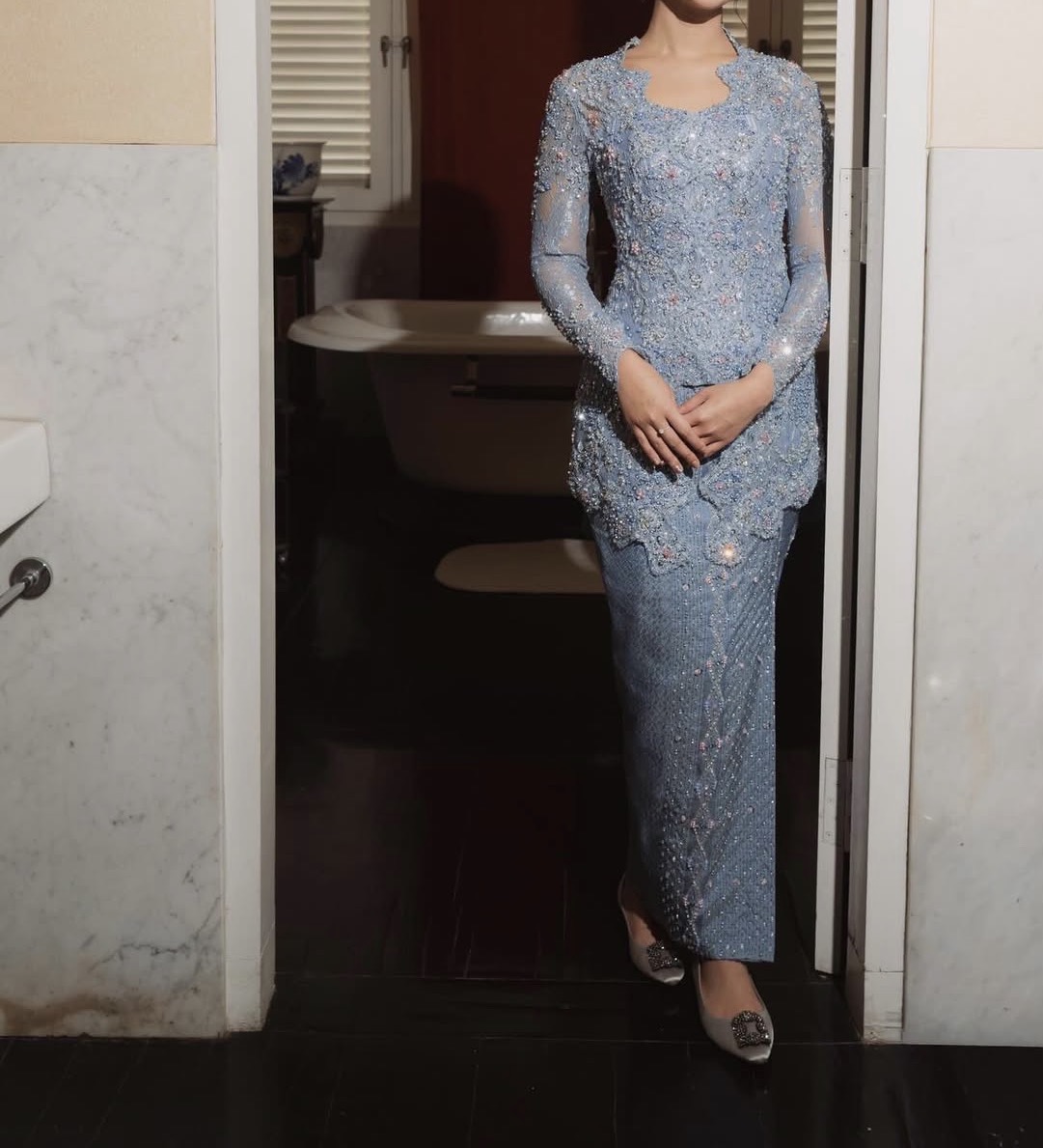 Light Blue Kebaya by Dea Febrinda