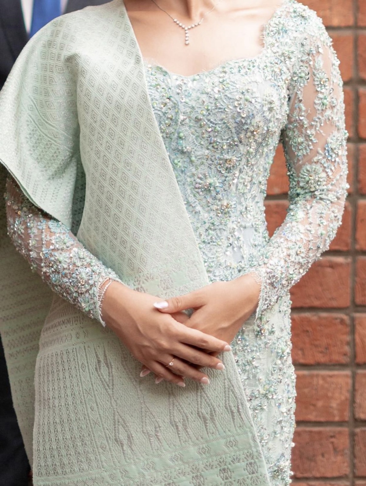 Tosca Blue Kebaya by Ronauli Liu
