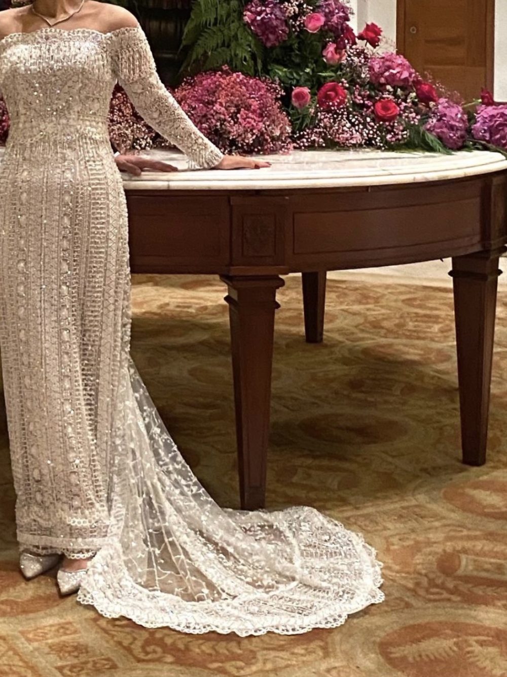 White Wedding Dress by Ronauli Liu