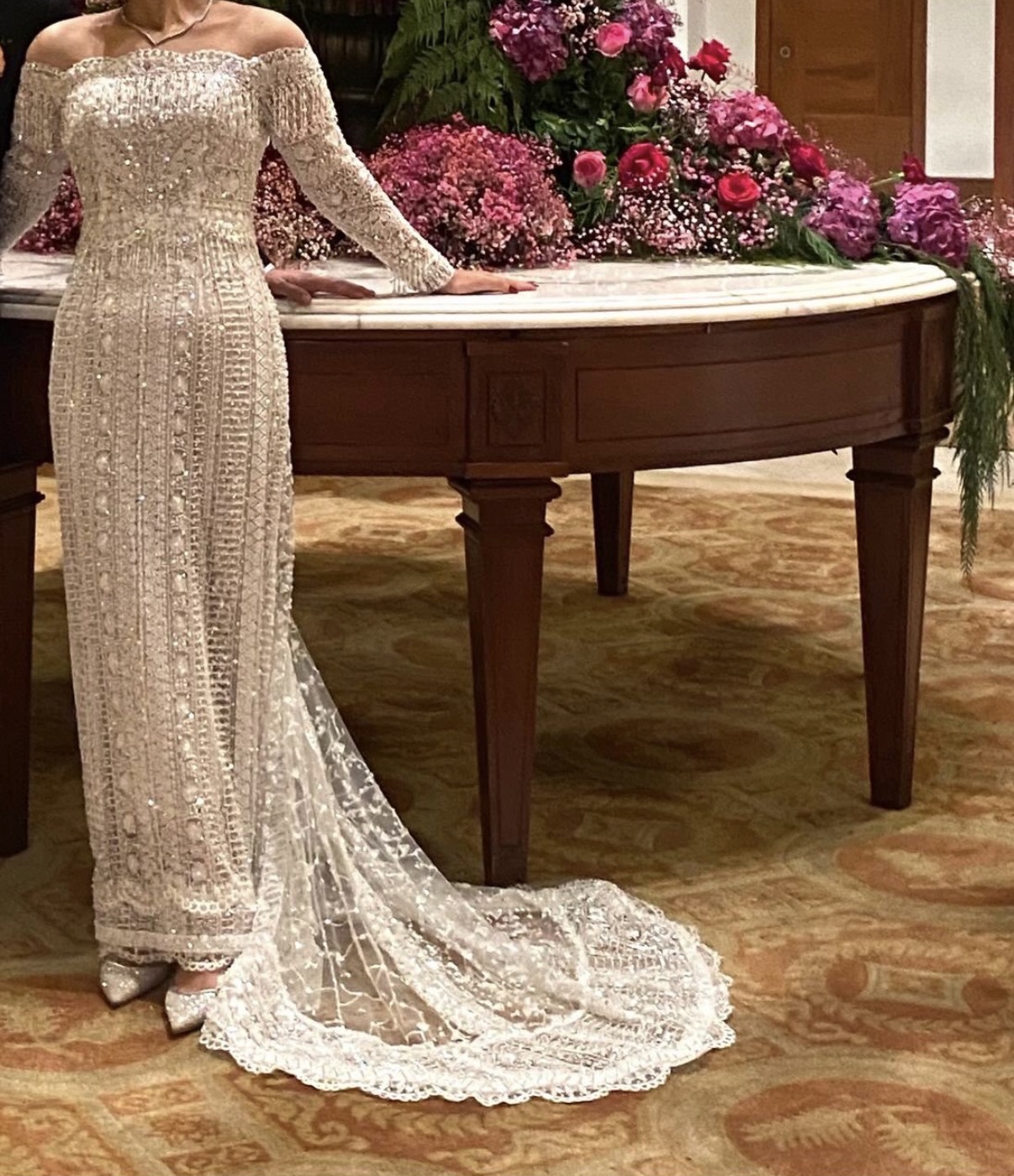 White Wedding Dress by Ronauli Liu