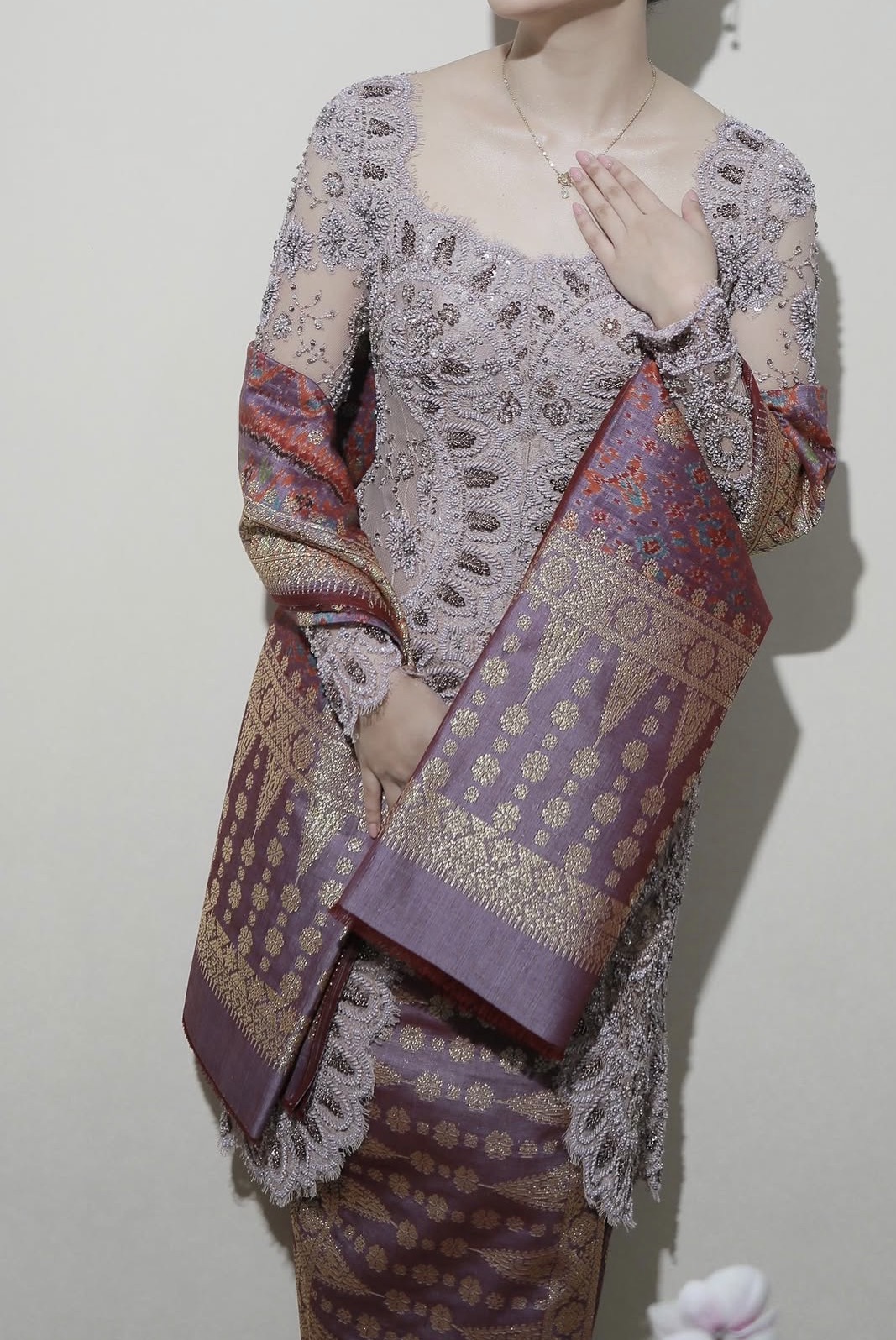 Dusty Purple Kebaya by Kirtas Official