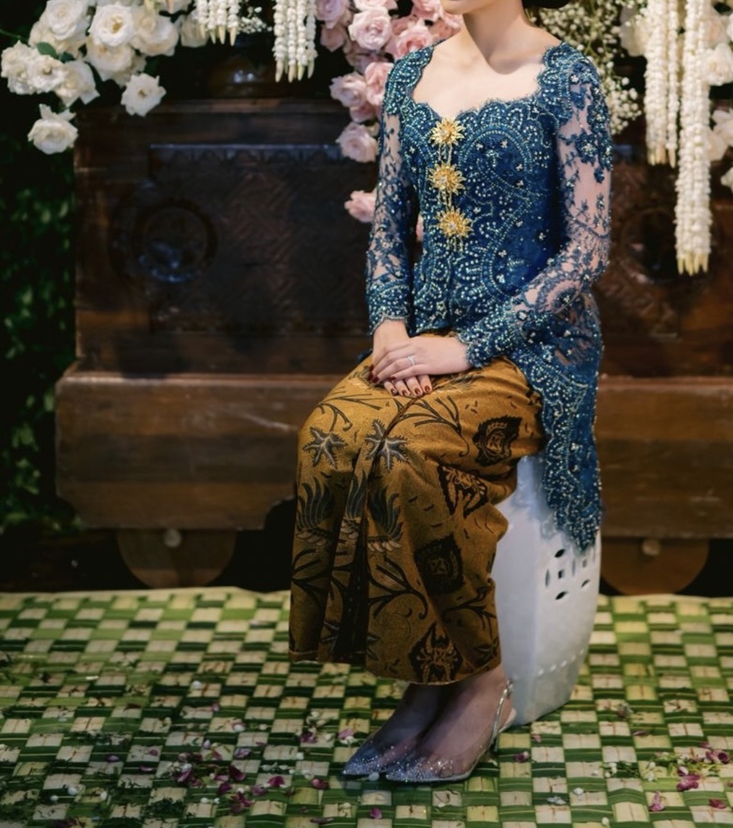 Emerald Blue Kebaya by Kirtas Official