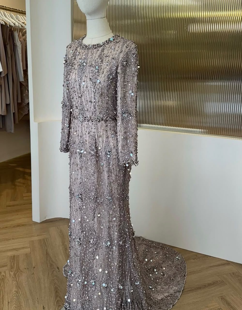 Mauve Wedding Dress by Kaara Bride