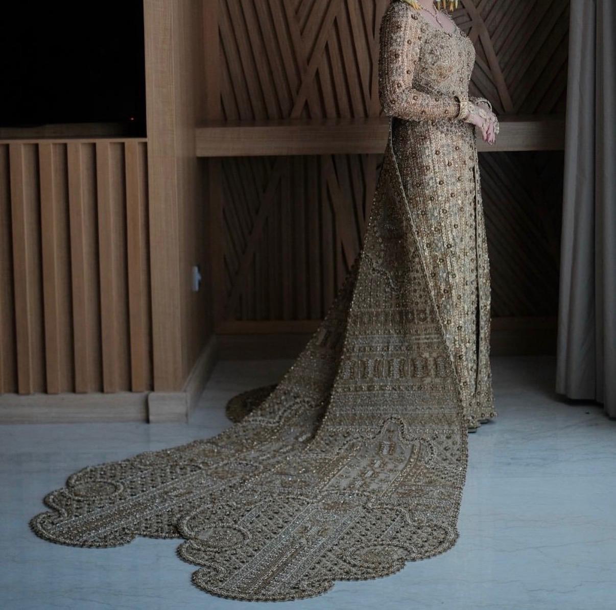 Floor Length Gold Kebaya by Studio BOH