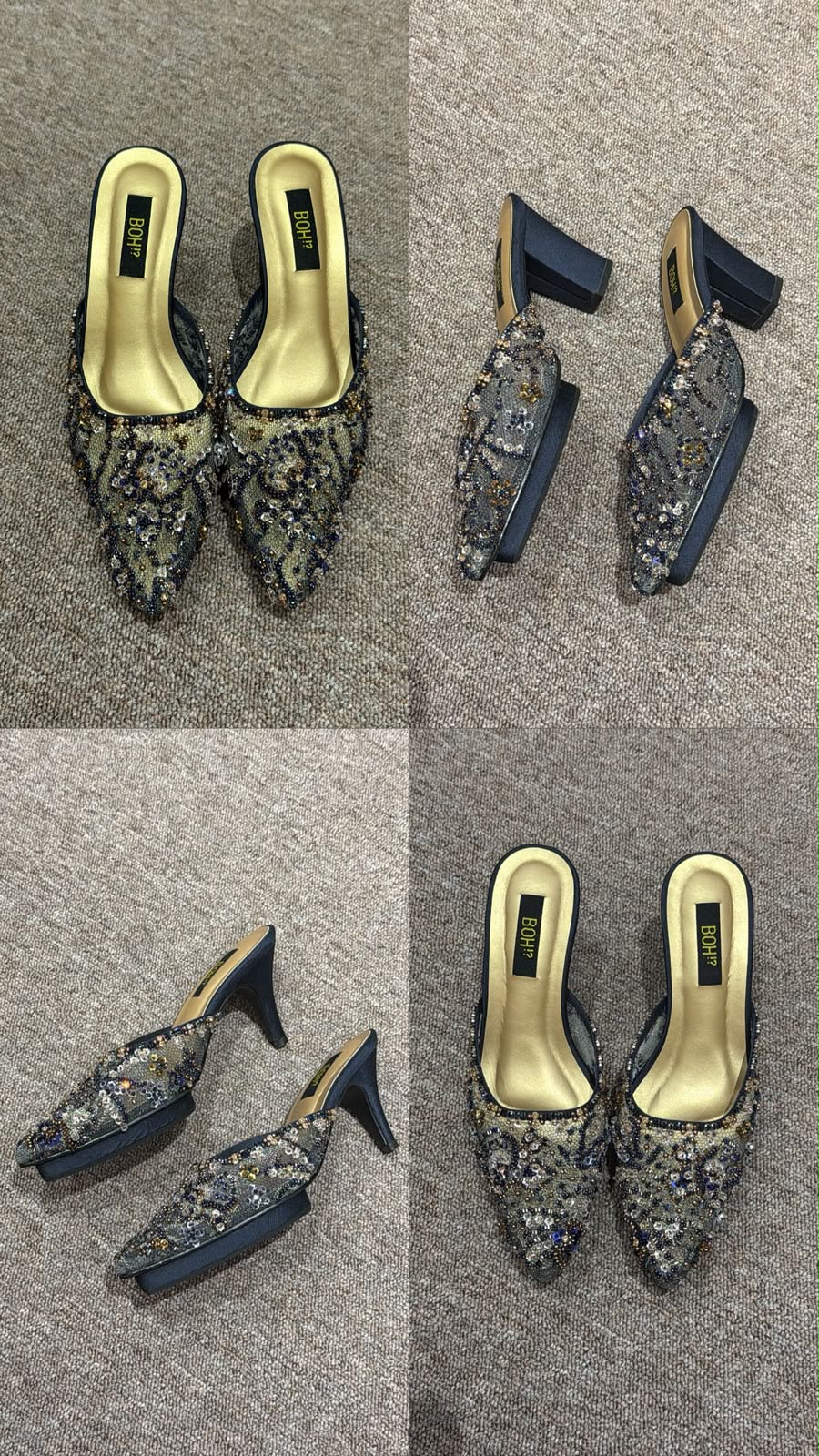Heels Navy by Studio BOH