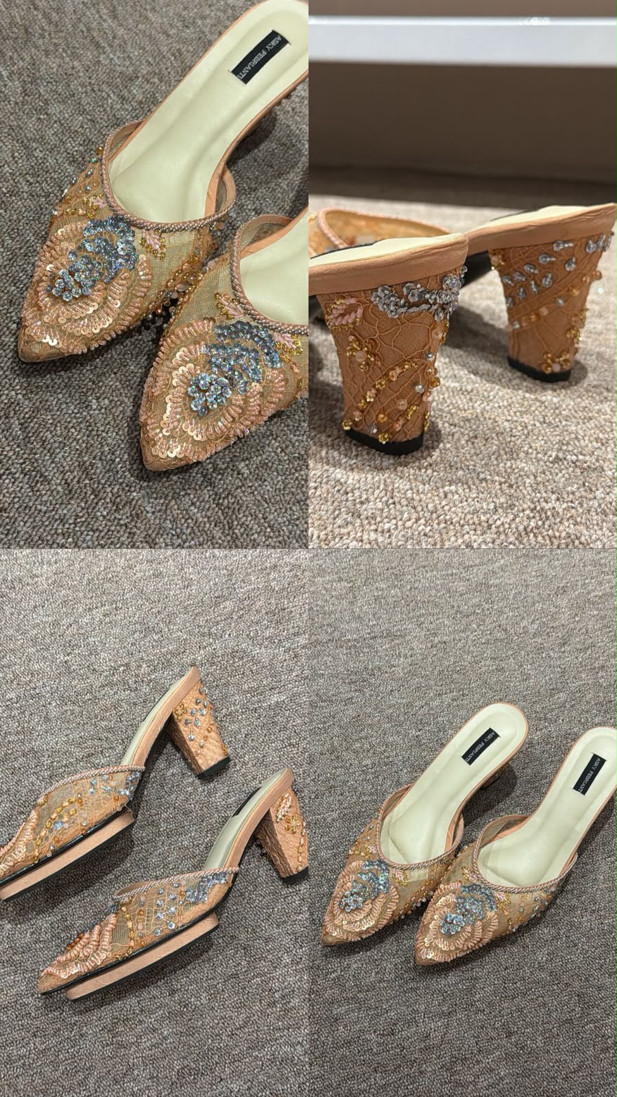Heels Peach by Asky Febrianti