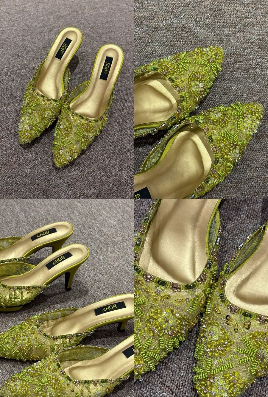 Heels Lime Green by Studio BOH