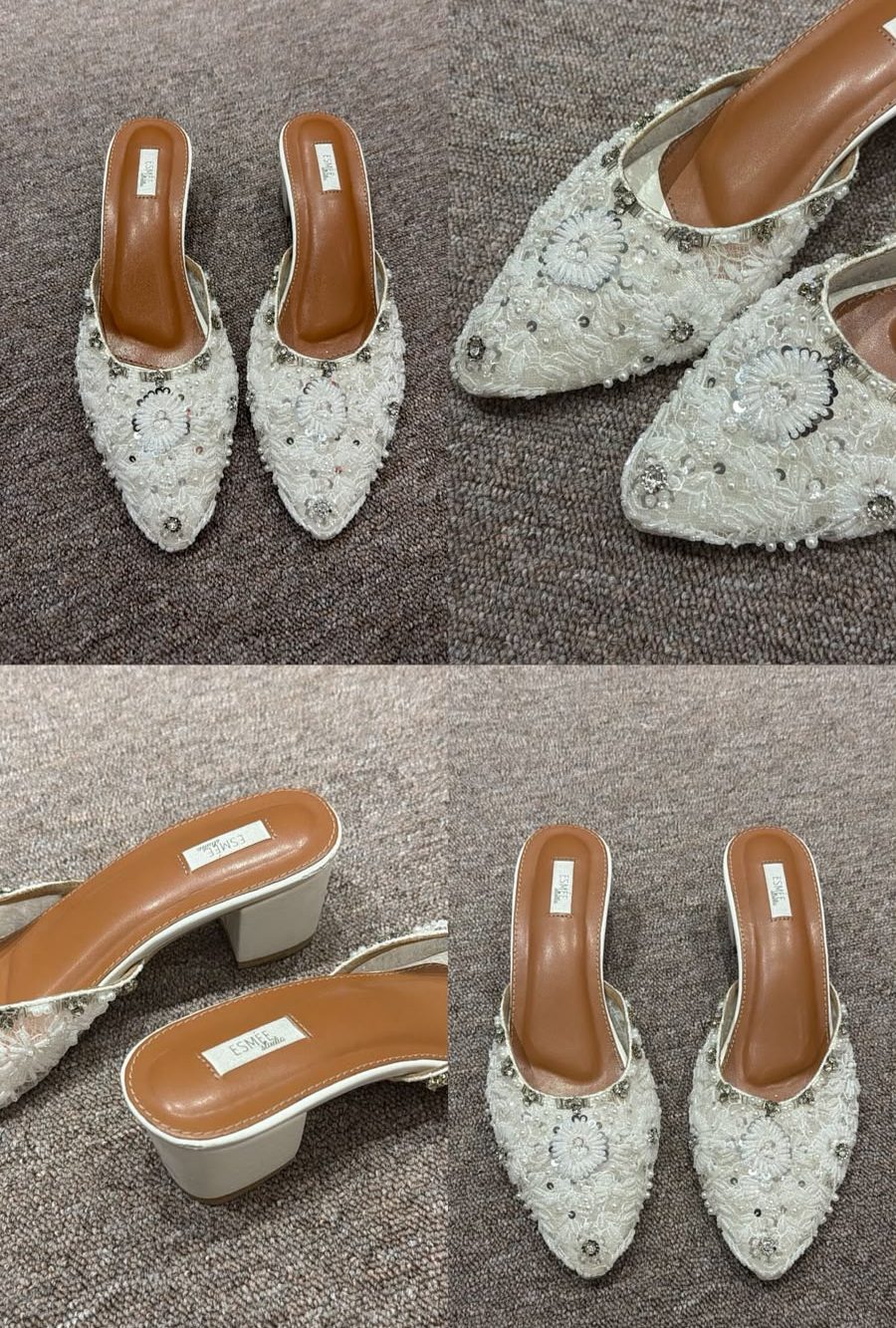 Heels White by Esmee Studio