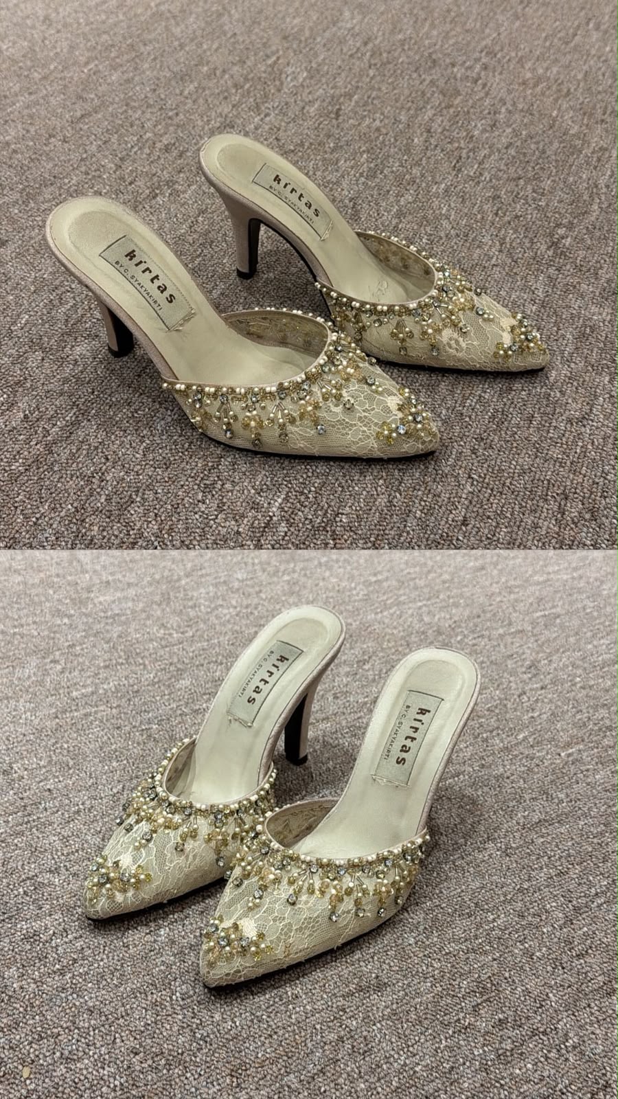 Heels Champagne by Kirtas Official