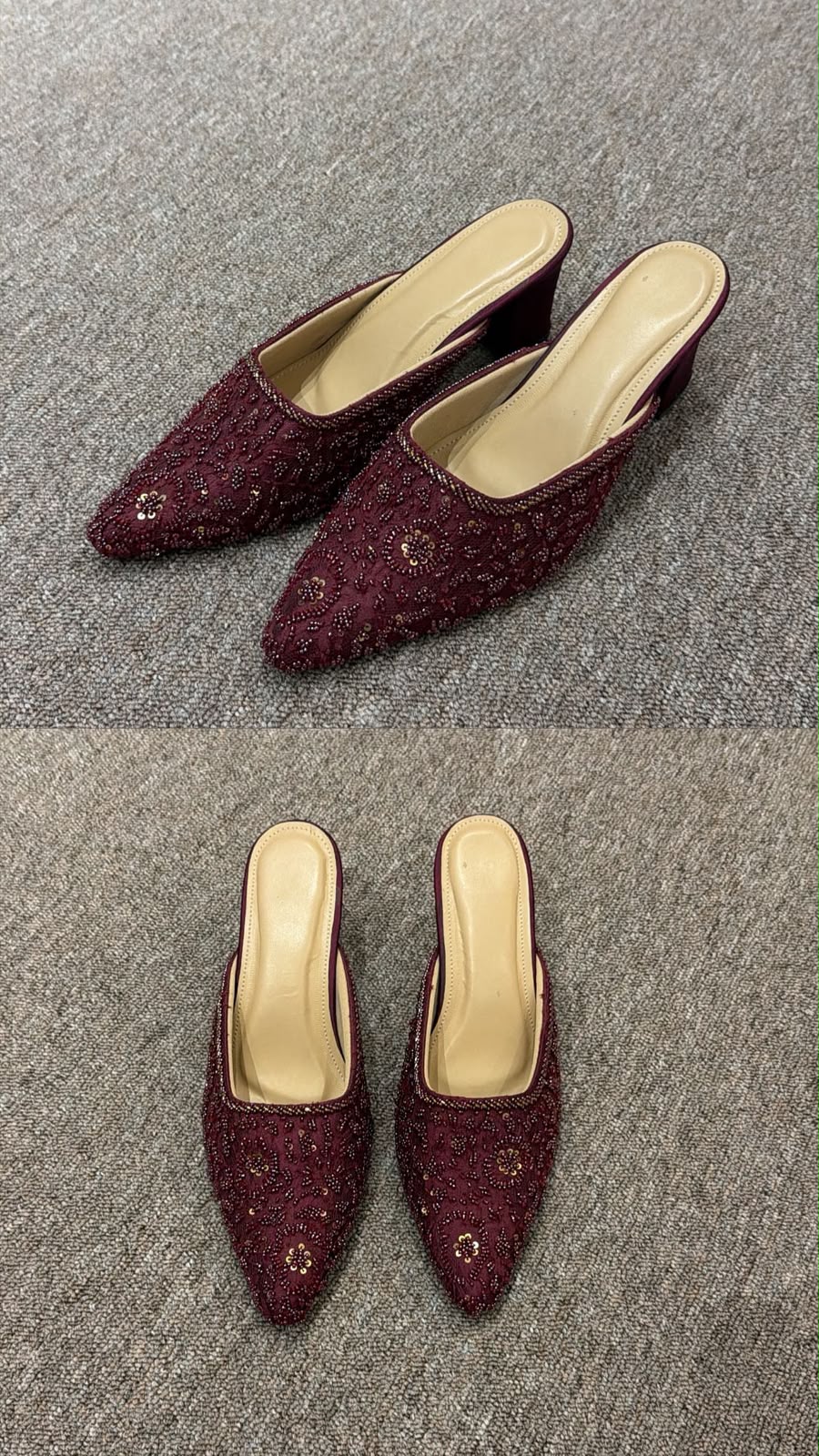 Heels Burgundy by Dewangga