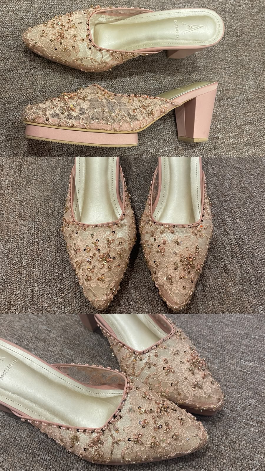 Heels Peach Pink by Anis Saffira