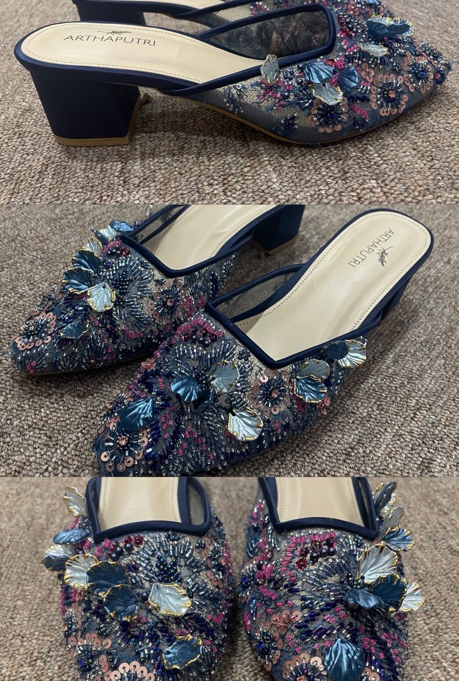 Heels Midnight Blue by Artha Putri