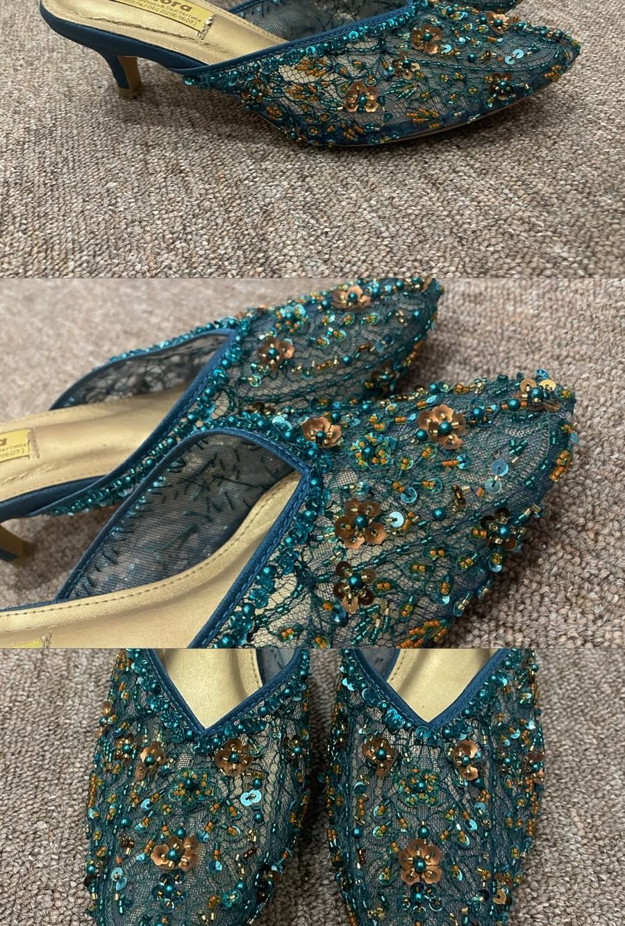 Heels Emerald Green by Delmora Attire