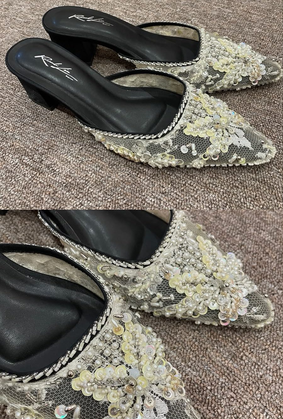 Heels White by Ronauli Liu