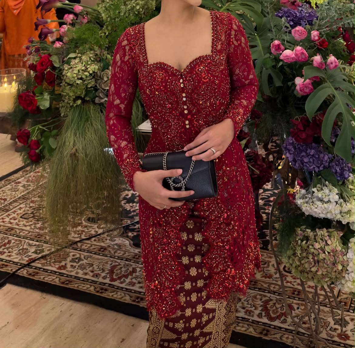 Red Kebaya by Karina Ghimas