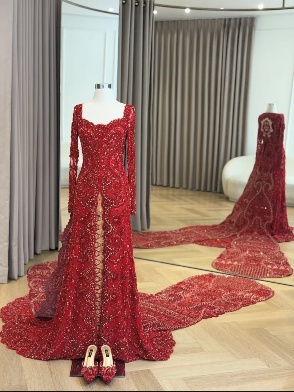 Red Kebaya by Studio BOH